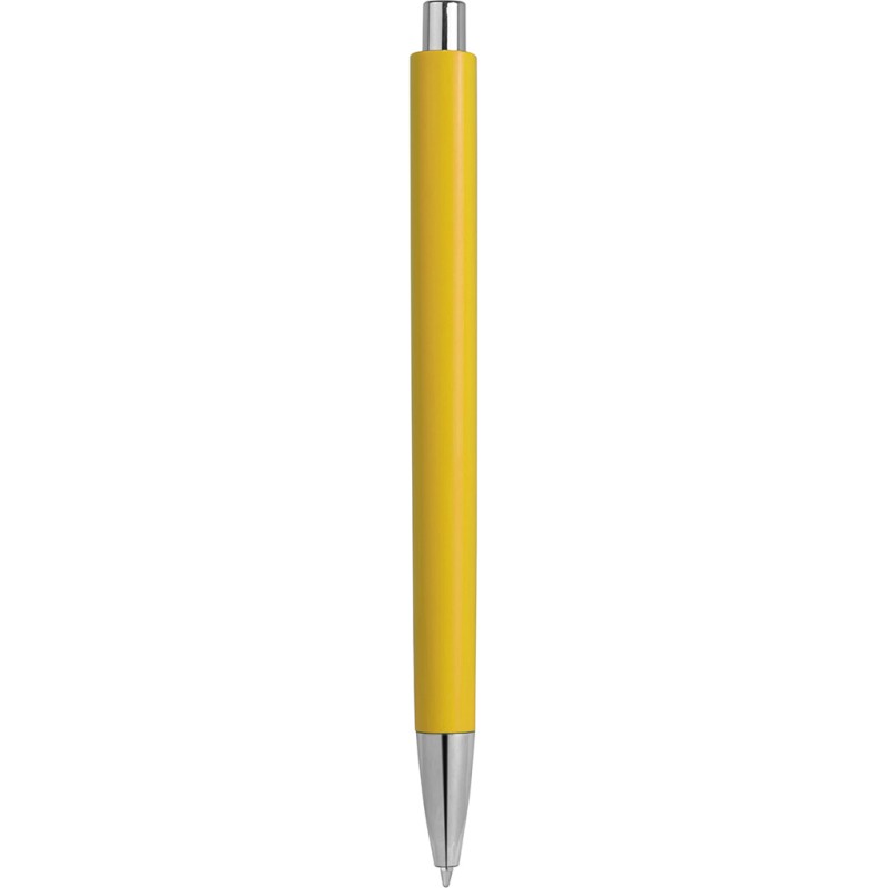 Penna a sfera in plastica gialla personalizzata B11036G