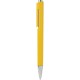 Penna a sfera in plastica gialla personalizzata B11036G