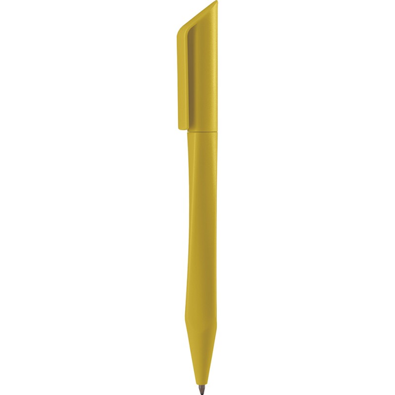 Penna a sfera in plastica gialla personalizzata B11122G