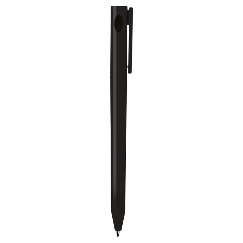 Penna a sfera in plastica nera personalizzata B11011N