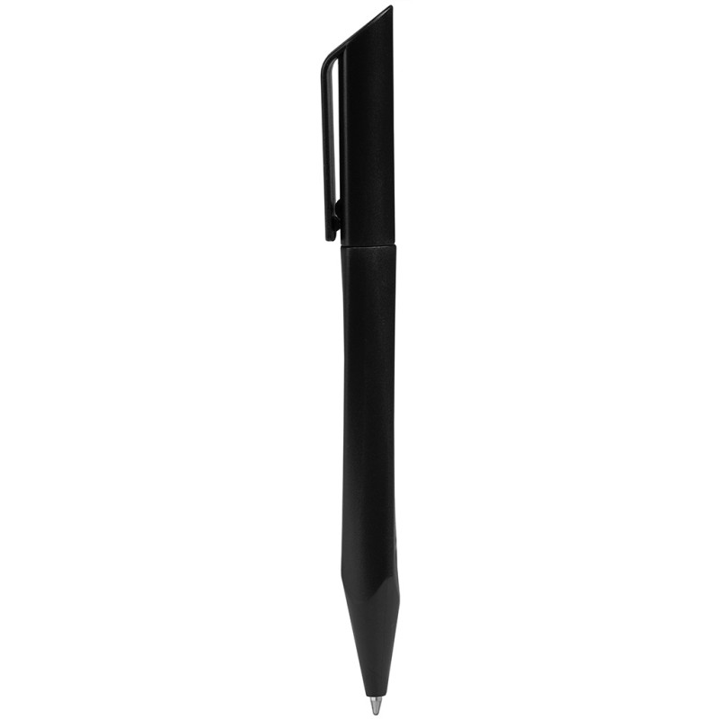 Penna a sfera in plastica nera personalizzata B11122N