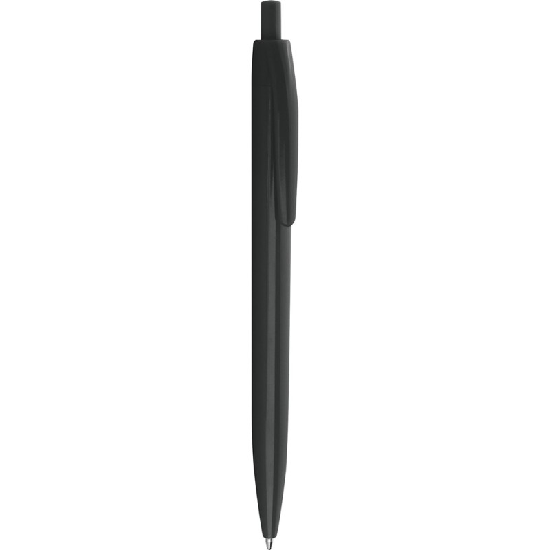 Penna a sfera in plastica nera personalizzata B11171N