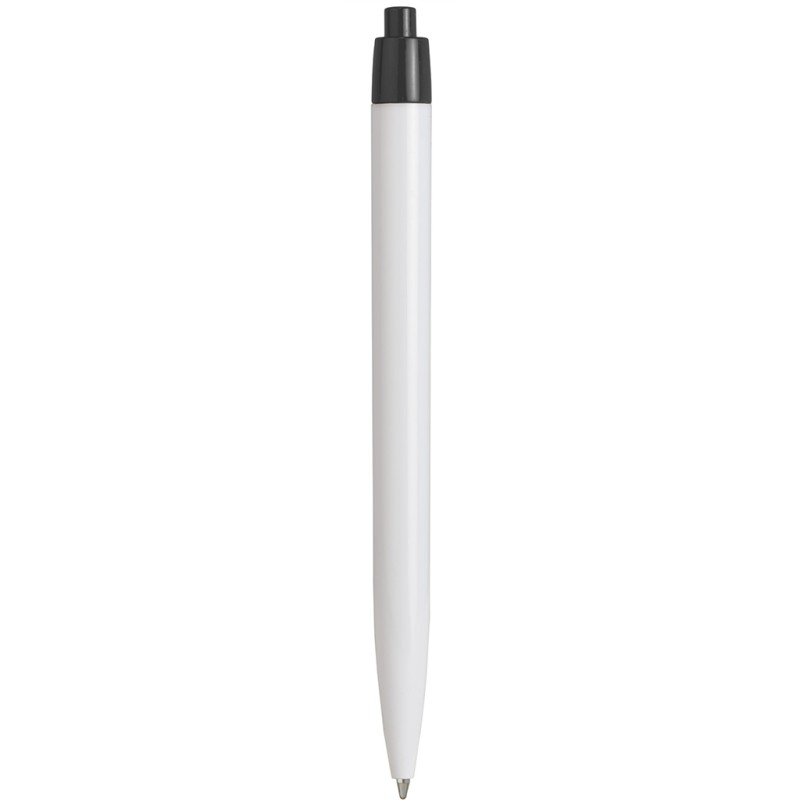 Penna a sfera in plastica nera personalizzata B11172N