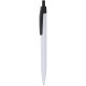 Penna a sfera in plastica nera personalizzata B11172N