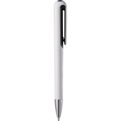 Penna a sfera in plastica nera personalizzata B11235N
