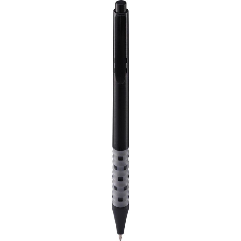 Penna a sfera in plastica nera personalizzata B11238N