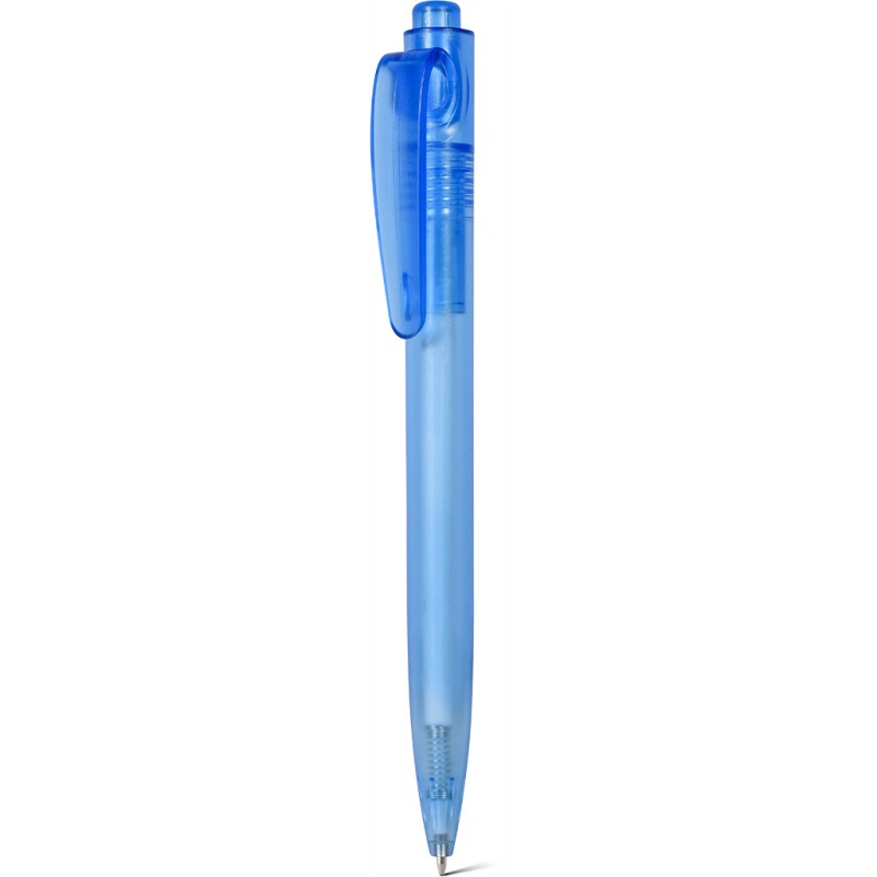 Penna a sfera in plastica pc riciclata blu royal personalizzata B11284BL