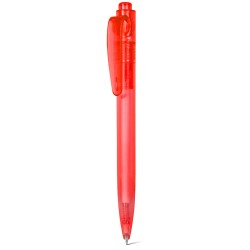 Penna a sfera in plastica pc riciclata rossa personalizzata B11284R