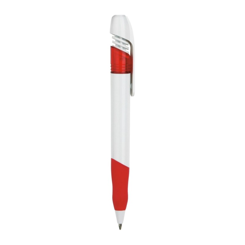 Penna a sfera in plastica r rossa personalizzata B11024R