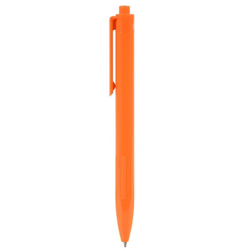 Penna a sfera in plastica riciclata arancione personalizzata B11292A