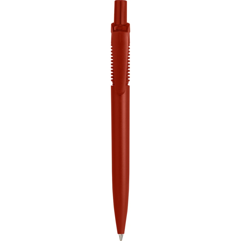 Penna a sfera in plastica rossa personalizzata B11017R