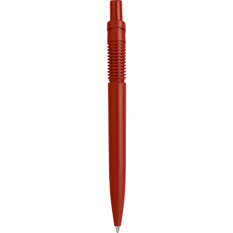 Penna a sfera in plastica rossa personalizzata B11017R