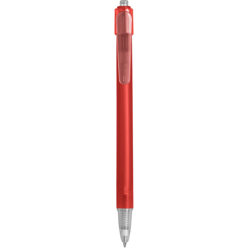 Penna a sfera in plastica rossa personalizzata B11027R
