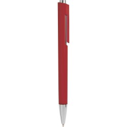 Penna a sfera in plastica rossa personalizzata B11036R