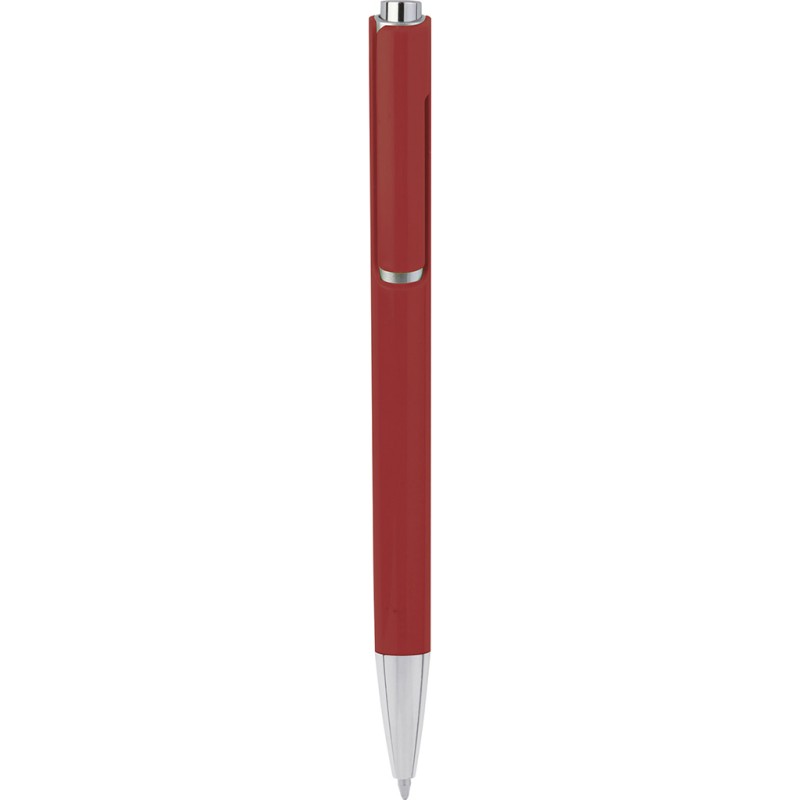 Penna a sfera in plastica rossa personalizzata B11036R