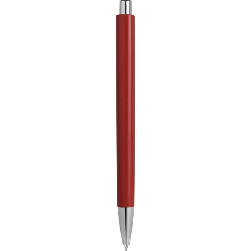 Penna a sfera in plastica rossa personalizzata B11036R