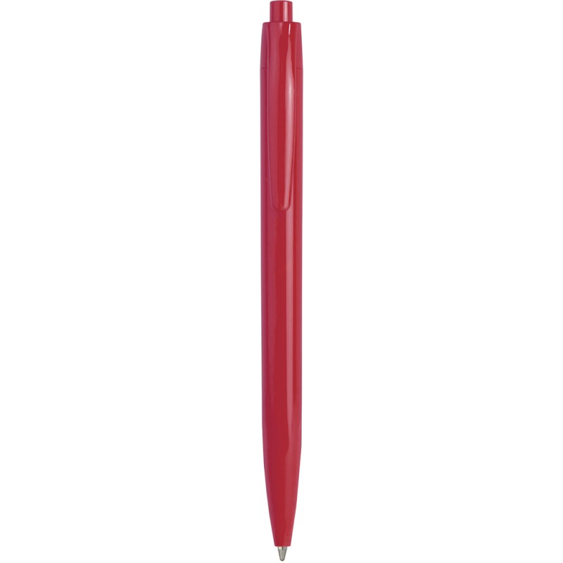 Penna a sfera in plastica rossa personalizzata B11171R