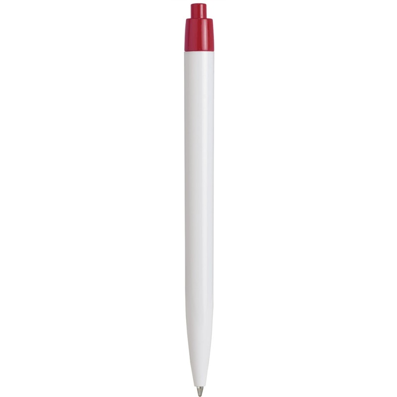 Penna a sfera in plastica rossa personalizzata B11172R