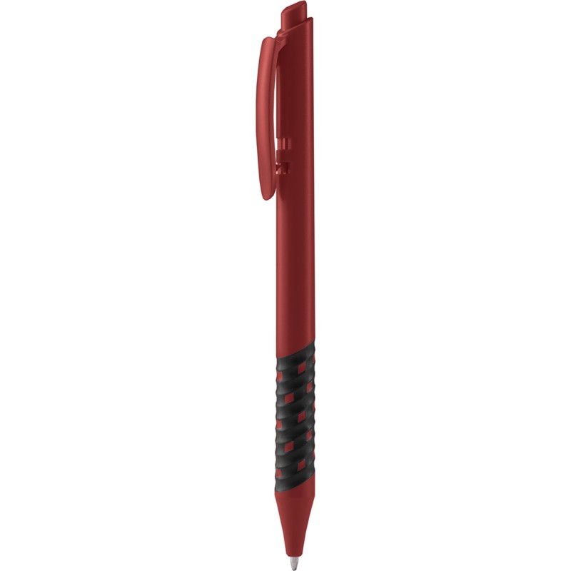 Penna a sfera in plastica rossa personalizzata B11238R