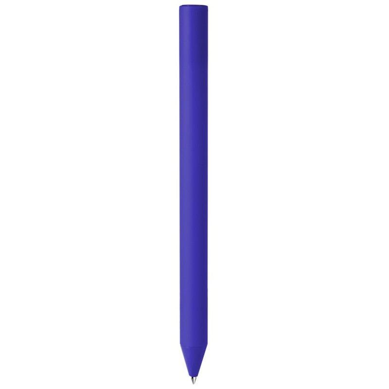 Penna a sfera in plastica soft touch blu royal personalizzata B11308BL