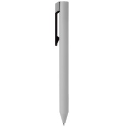 Penna a sfera in plastica soft touch grigia personalizzata B11308GR