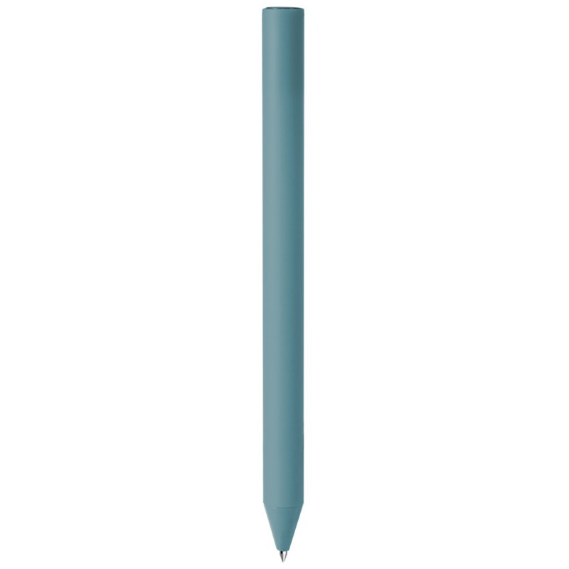 Penna a sfera in plastica soft touch verde personalizzata B11308V