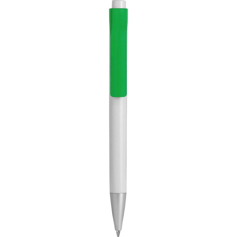 Penna a sfera in plastica verde acido personalizzata B11042VA