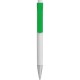 Penna a sfera in plastica verde acido personalizzata B11042VA
