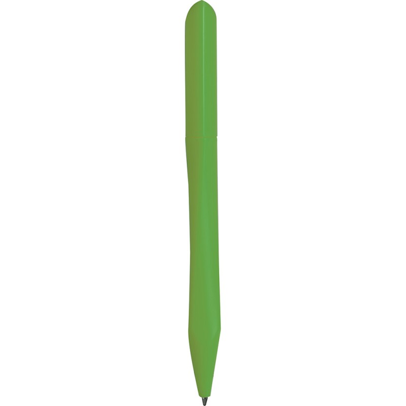 Penna a sfera in plastica verde acido personalizzata B11122VA