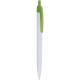 Penna a sfera in plastica verde acido personalizzata B11172VA