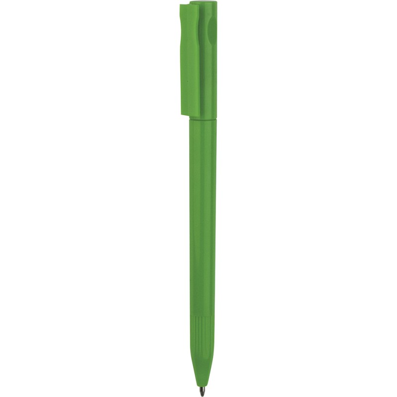 Penna a sfera in plastica verde personalizzata B11011V