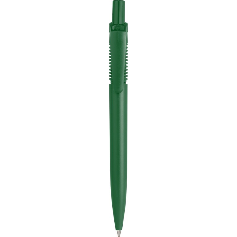 Penna a sfera in plastica verde personalizzata B11017V