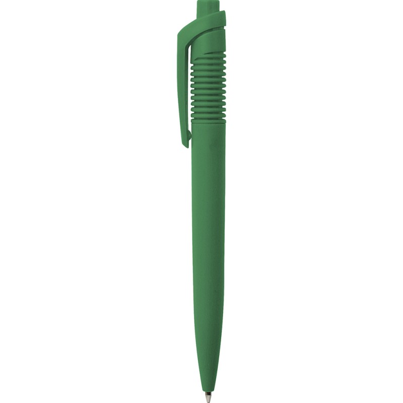 Penna a sfera in plastica verde personalizzata B11017V