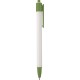 Penna a sfera in plastica verde personalizzata B11026V