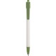 Penna a sfera in plastica verde personalizzata B11026V