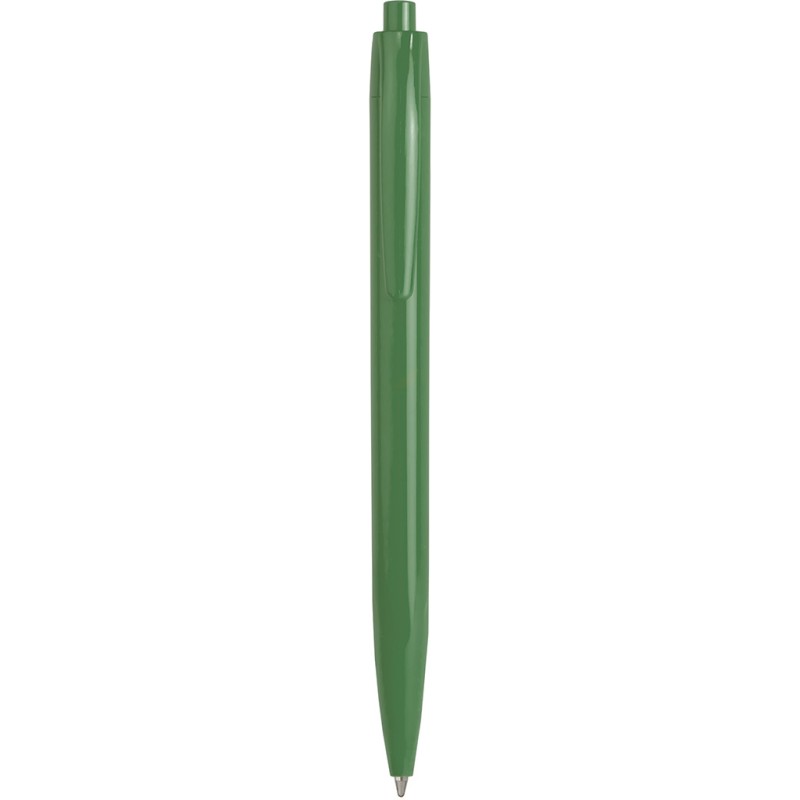 Penna a sfera in plastica verde personalizzata B11171V