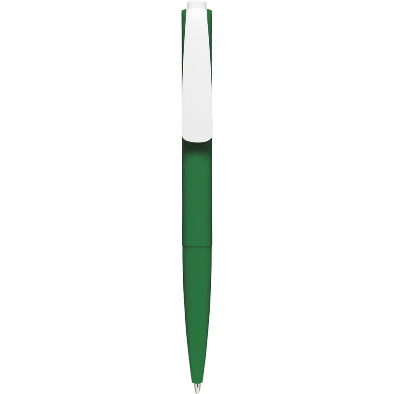 Penna a sfera in plastica verde personalizzata B11219V