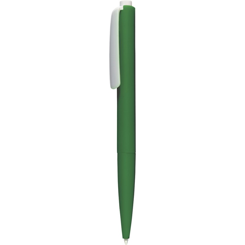 Penna a sfera in plastica verde personalizzata B11219V