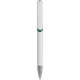 Penna a sfera in plastica verde personalizzata B11235V