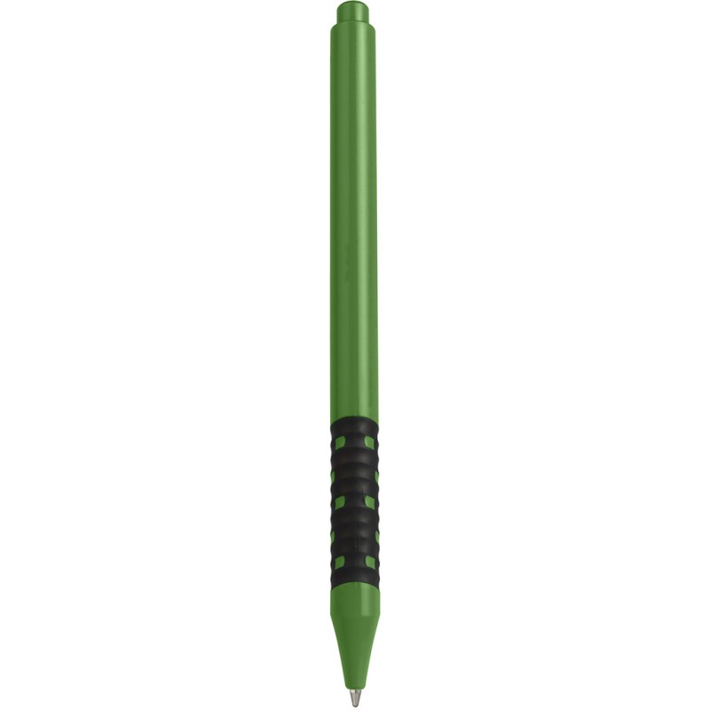 Penna a sfera in plastica verde personalizzata B11238V