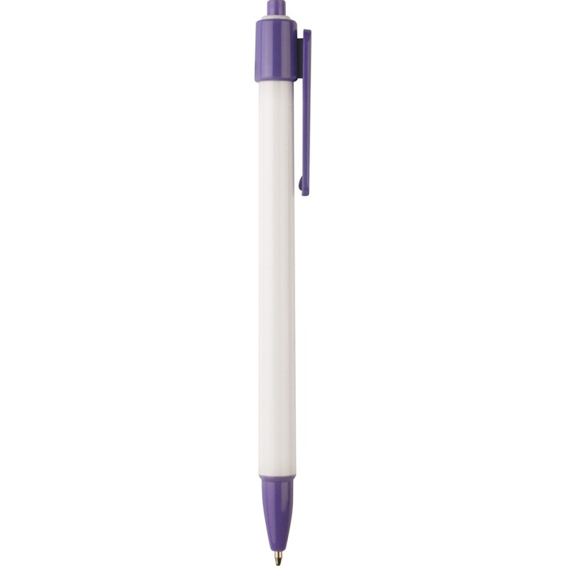 Penna a sfera in plastica viola personalizzata B11026VL