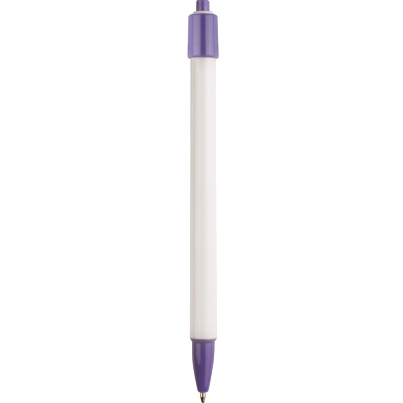 Penna a sfera in plastica viola personalizzata B11026VL