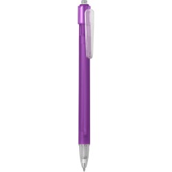Penna a sfera in plastica viola personalizzata B11027VL