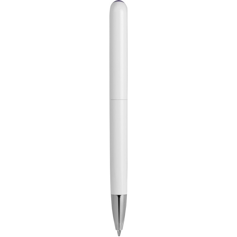 Penna a sfera in plastica viola personalizzata B11235VL