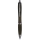 Penna a sfera in rpet e metallo nera personalizzata B11255N