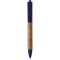 Penna a sfera in sughero e plastica blu royal personalizzata B11127BL