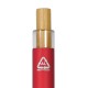 Penna a sfera soft touch in alluminio riciclato metallo bambù rossa personalizzata B11290R