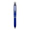 Penna a sfera touch screen e luce in alluminio e metallo blu royal personalizzata B11306BL