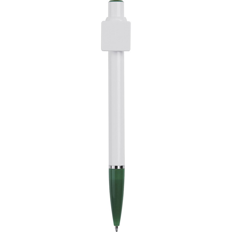 Penna a sfera verde personalizzata B11031V