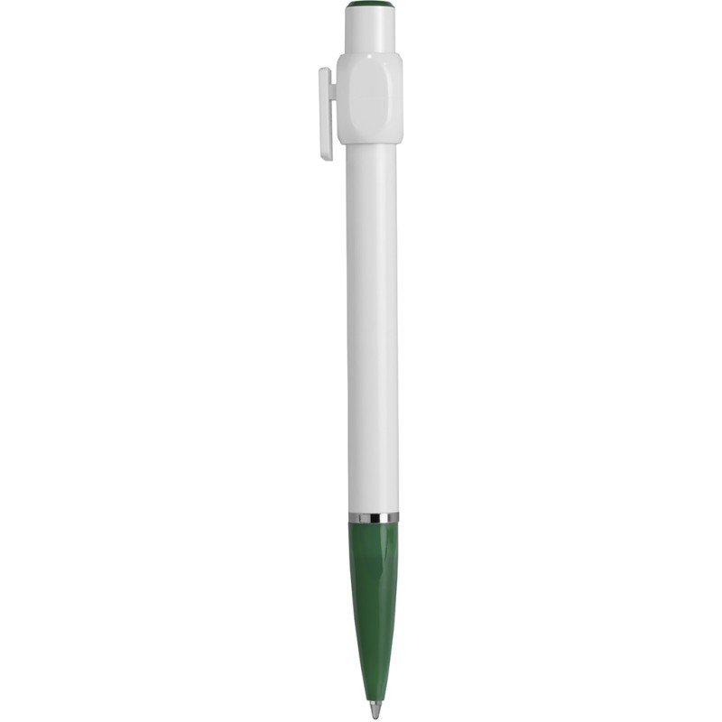 Penna a sfera verde personalizzata B11031V